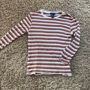 Striped long tee